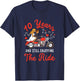 10 Years And Still Enjoying The Ride 10th Anniversary Attire T-Shirt - T-Shirt | Navy