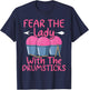 Fear The Lady With The Drumsticks Cardio Drumming T-Shirt - T-Shirt | Navy