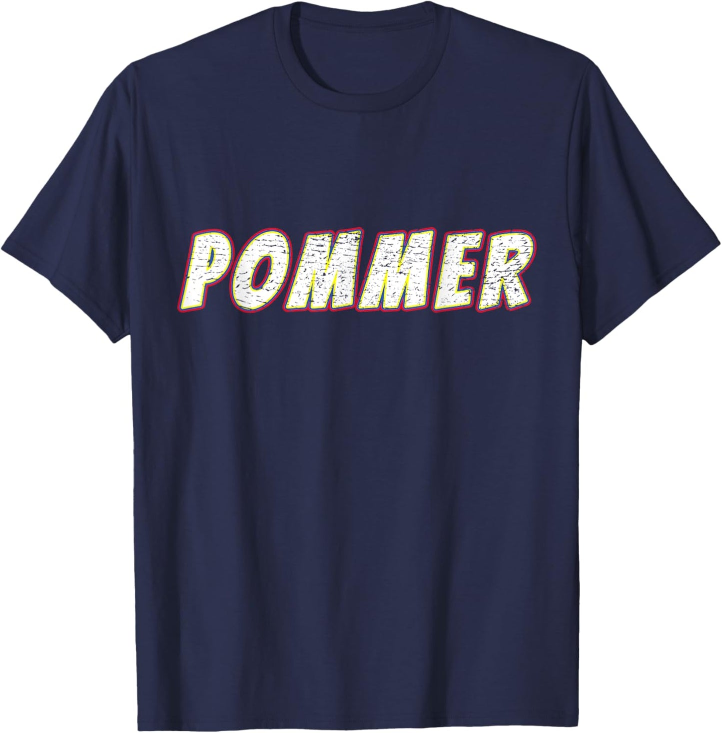 Pommer, Northern Germany, Pomeranian Pride, Proud Pomerania T-Shirt - T-Shirt | Navy
