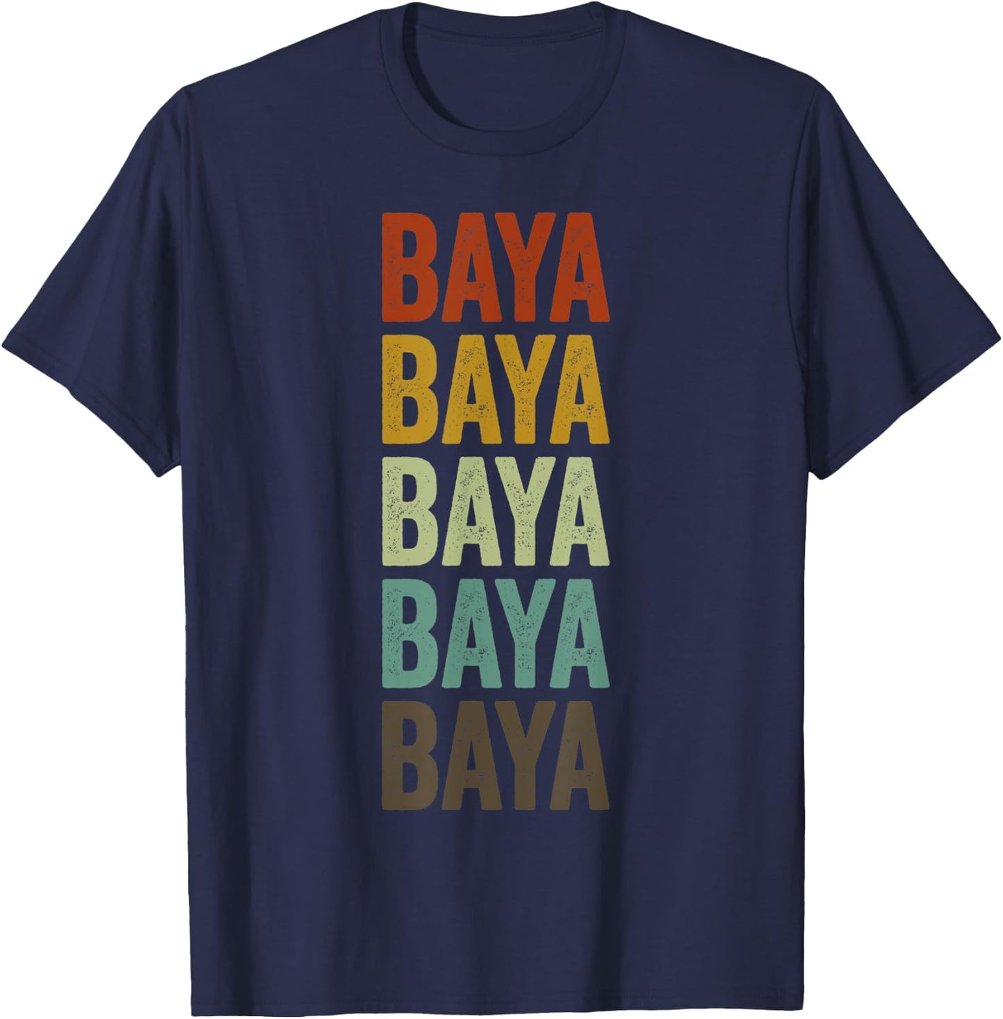Baya Retro T-Shirt - T-Shirt | Navy