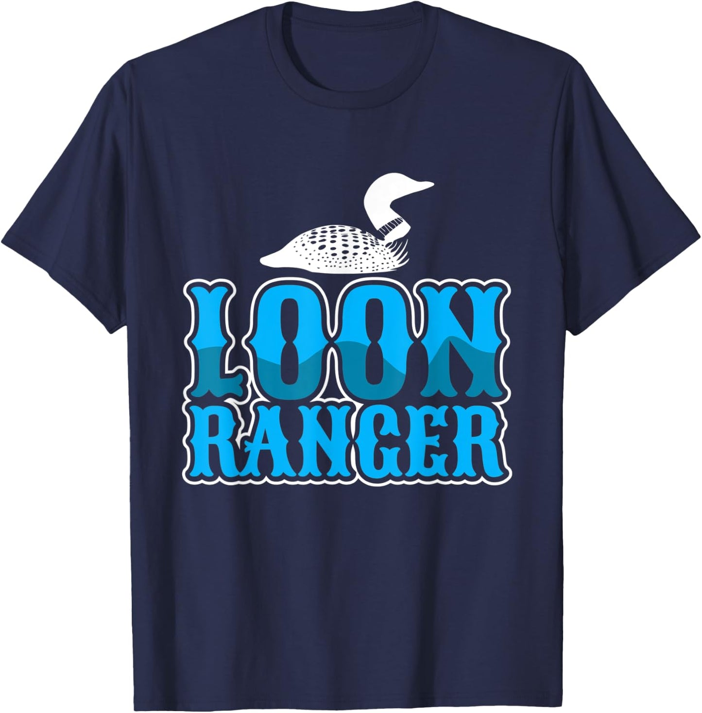 Loon ranger – Loon birding T-Shirt - T-Shirt | Navy