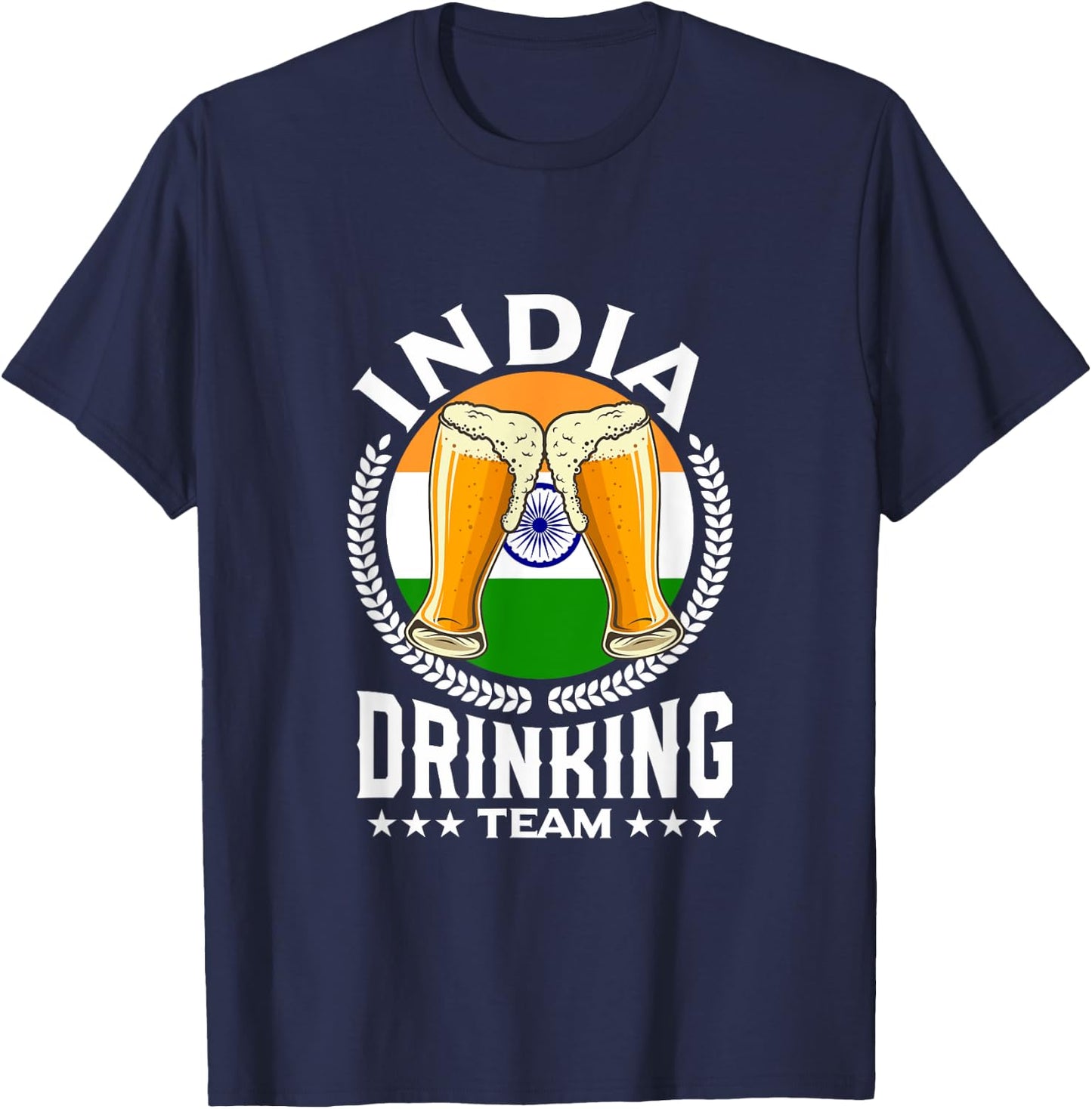 India Drinking Team T-Shirt - T-Shirt | Navy