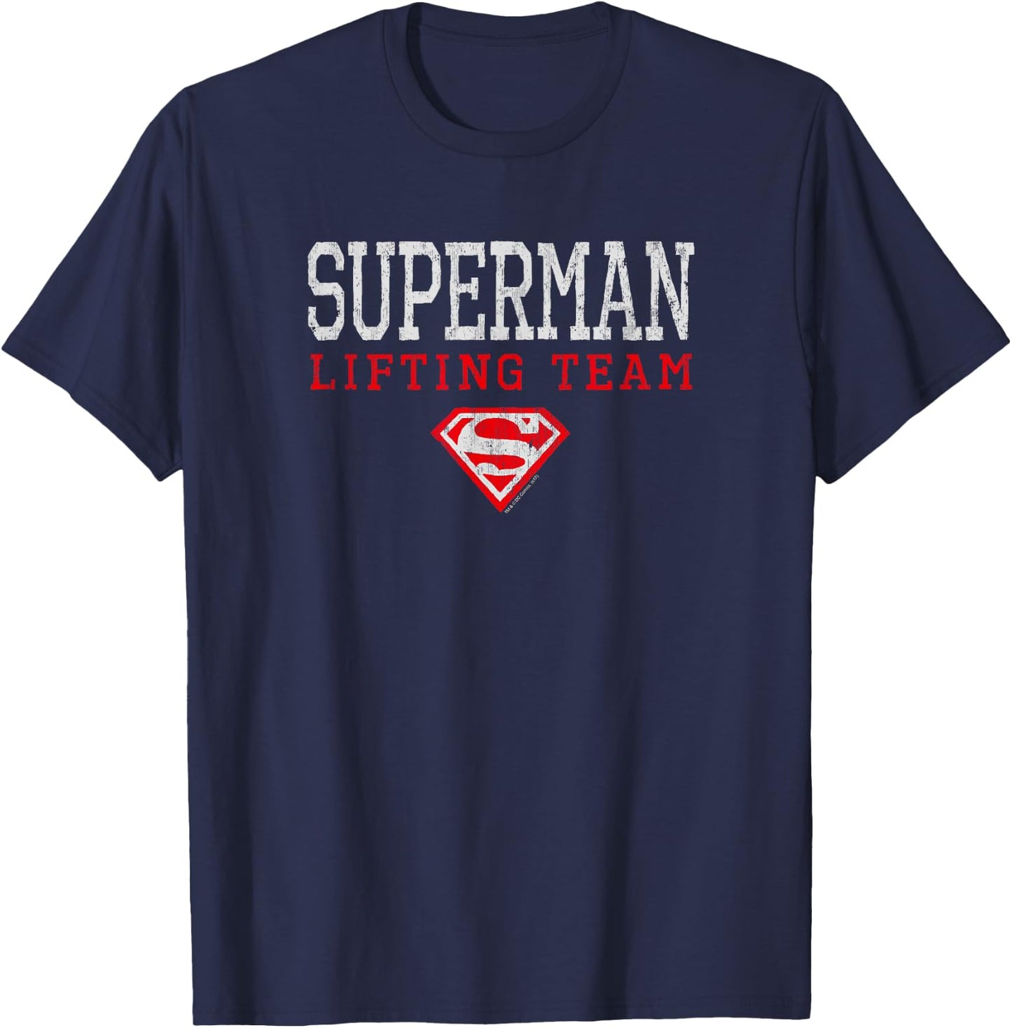 Superman Lifting Team T-Shirt - T-Shirt | Navy