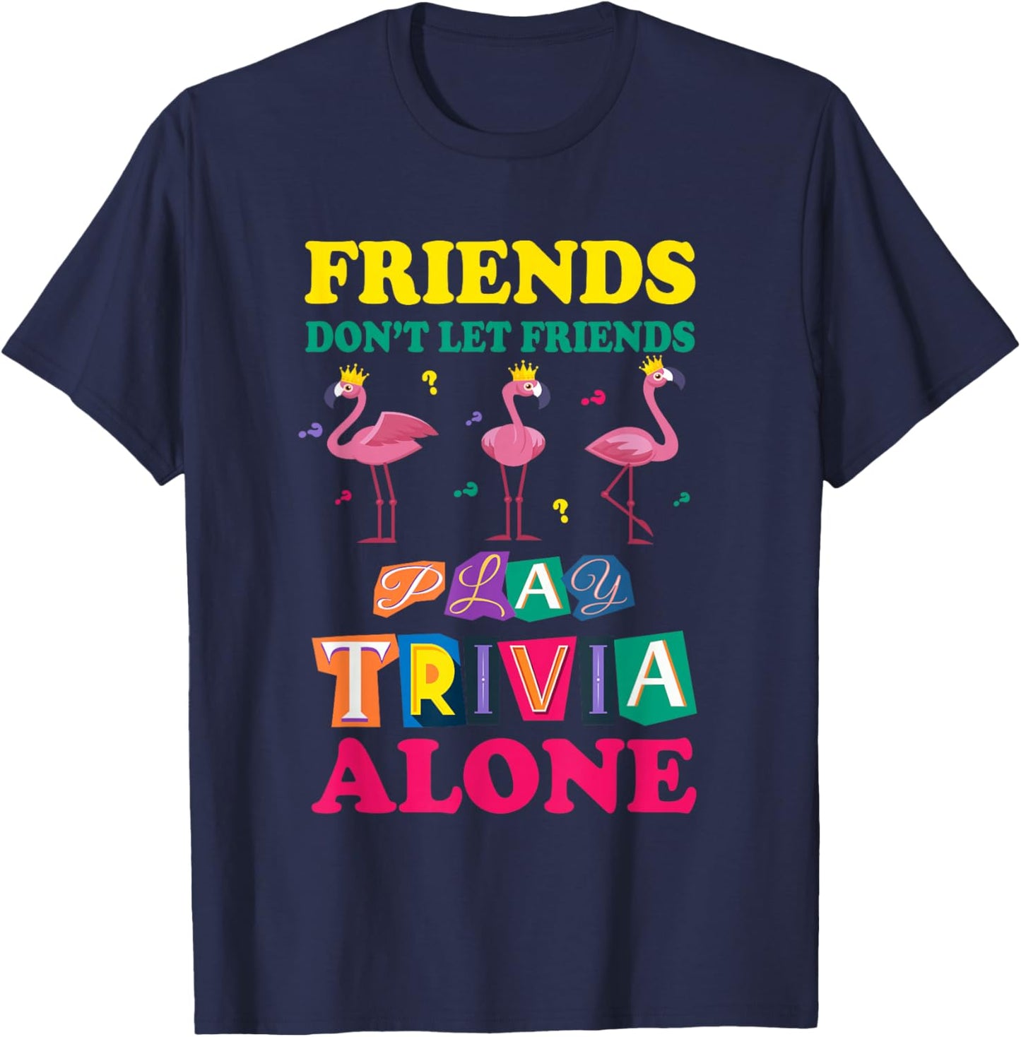 Trivia Night Game Team T-Shirt - T-Shirt | Navy