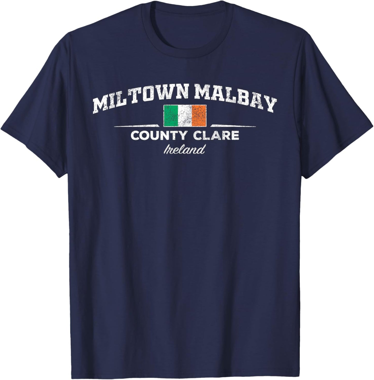 Miltown Malbay Ireland T-Shirt - T-Shirt | Navy
