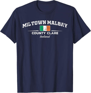 Miltown Malbay Ireland T-Shirt - T-Shirt | Navy