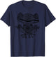 Yoga Shirt Yoga Frog Mandala Meditation Class Teacher Gift T-Shirt - T-Shirt | Navy