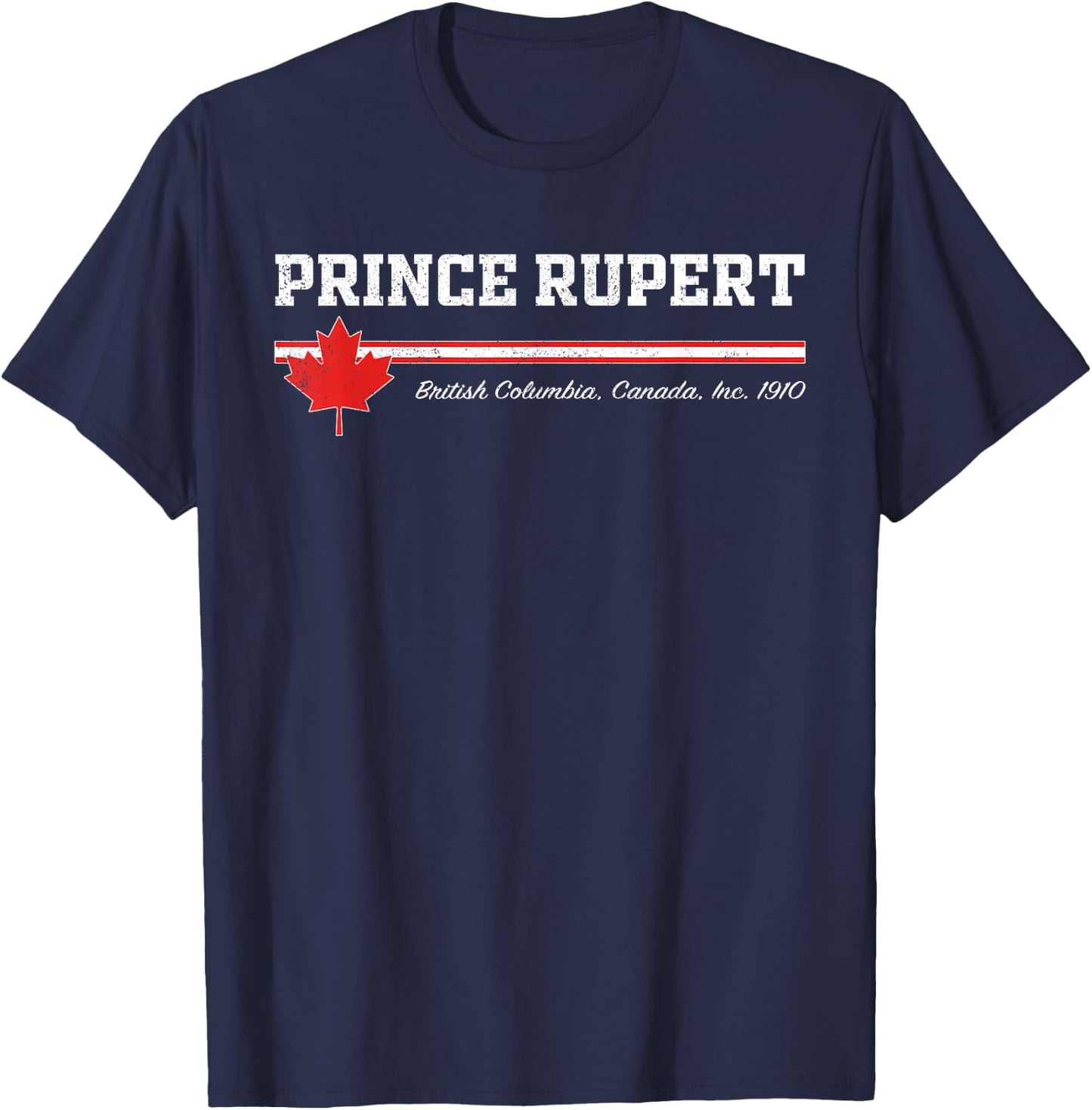 Prince Rupert Canada T-Shirt - T-Shirt | Navy