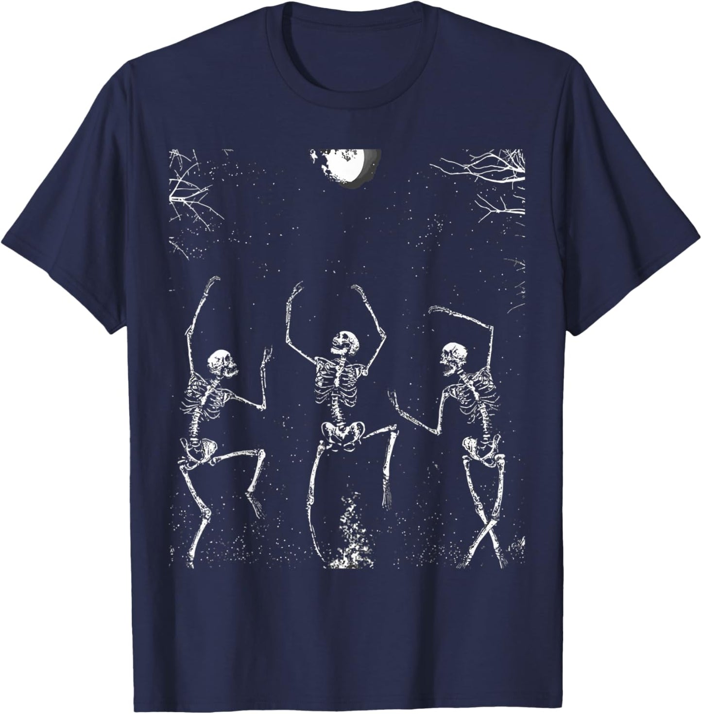 Dancing Skeletons Tanzwettbewerb T-Shirt - T-Shirt | Navy