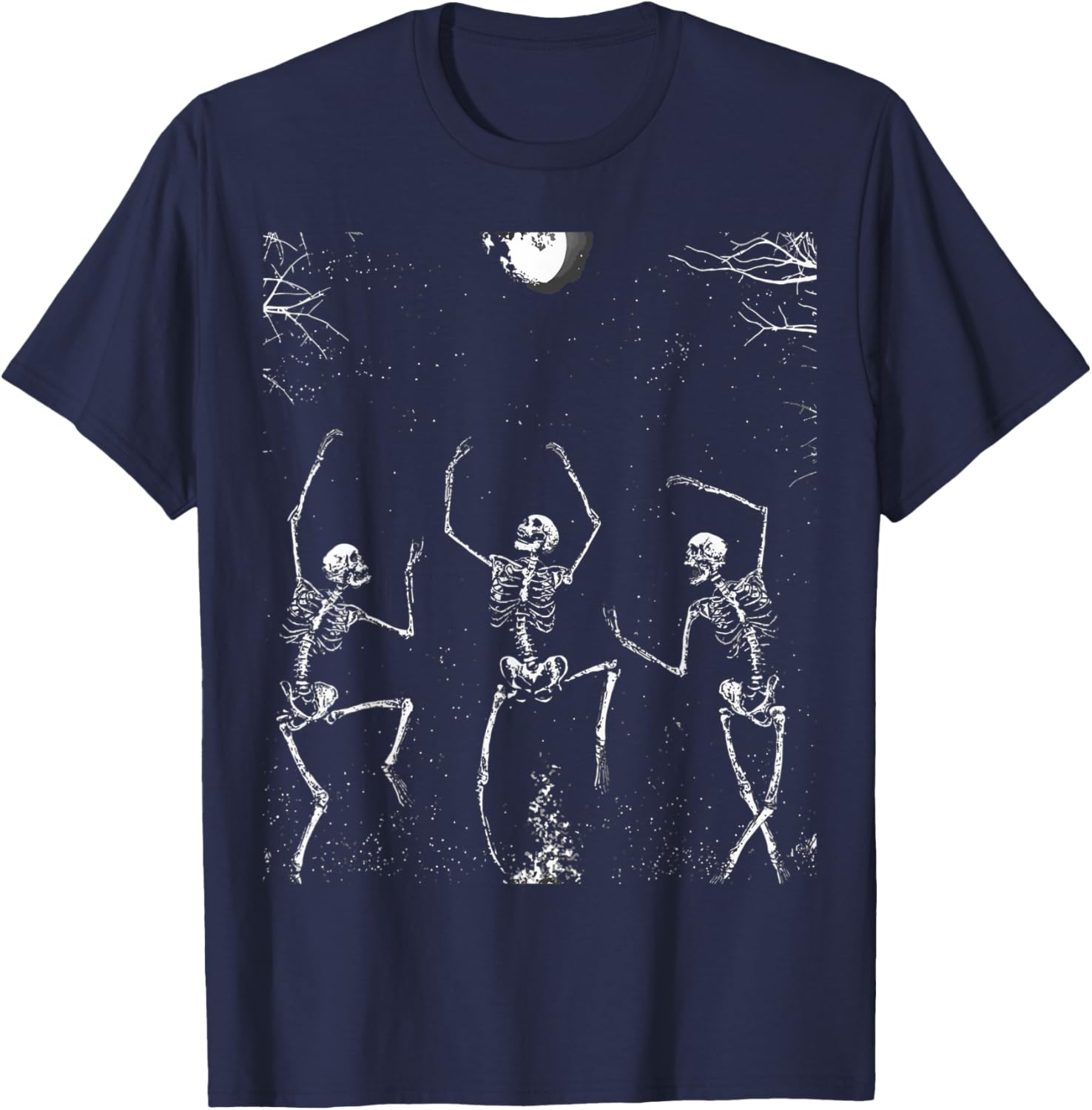 Dancing Skeletons Tanzwettbewerb T-Shirt - T-Shirt | Navy