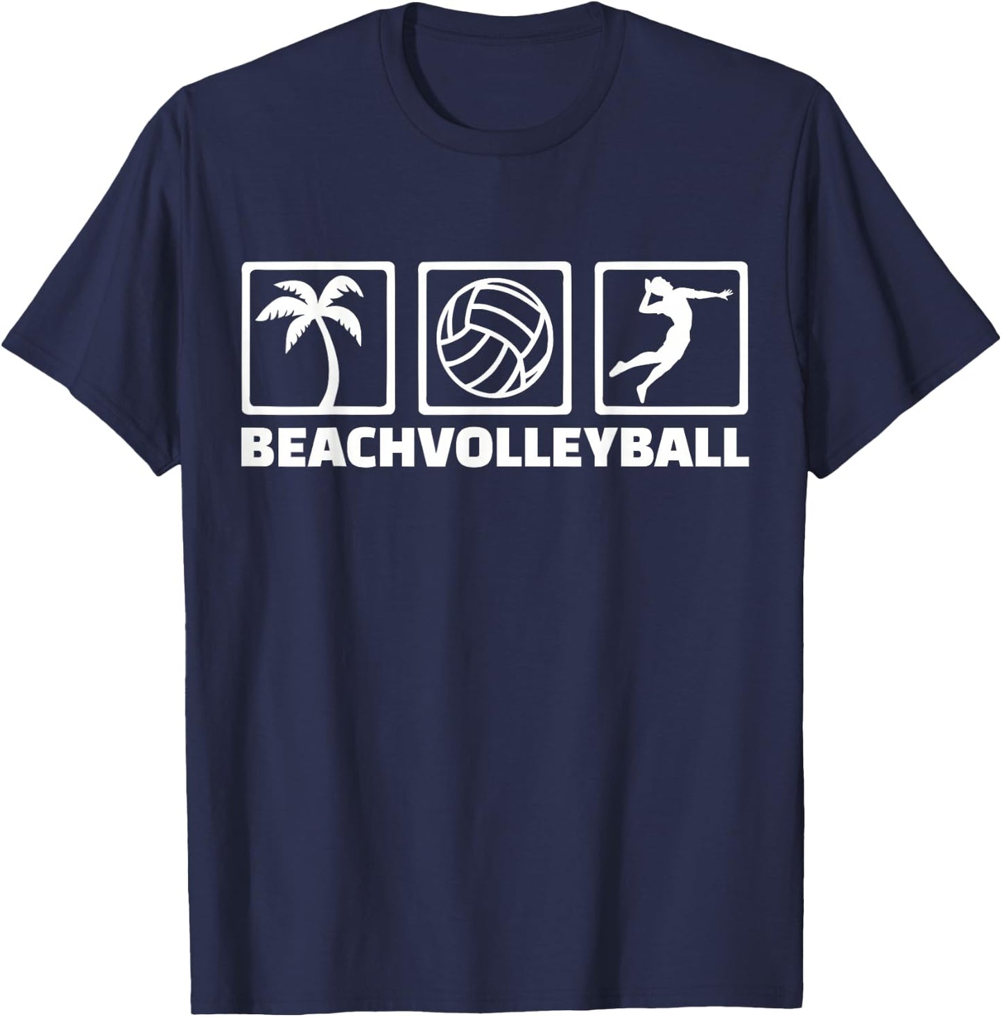 Beach Volleyball T-Shirt - T-Shirt | Navy