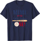 Mimi Mom First Birthday Little Rookie Baseball The Big One T-Shirt - T-Shirt | Navy