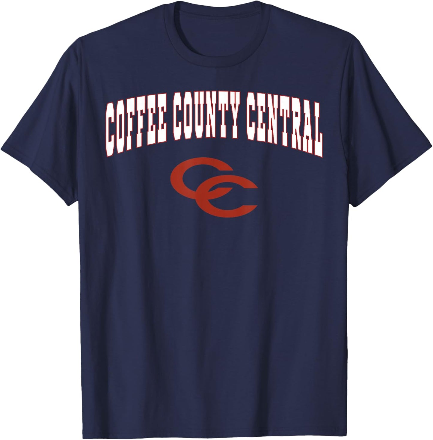 Coffee County Central High School Red Raiders C2 T-Shirt - T-Shirt | Navy