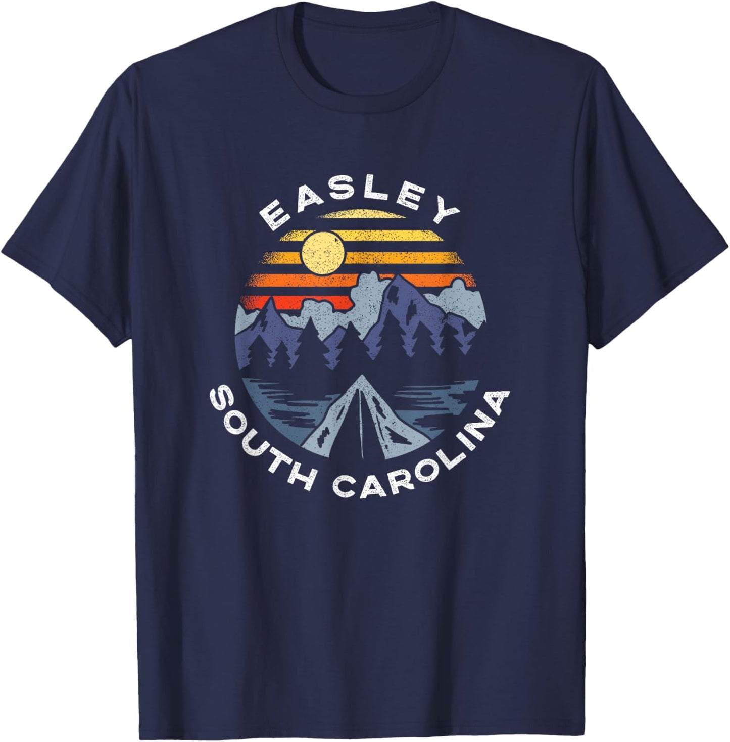 Easley South Carolina Mountains Vacation Souvenir T-Shirt - T-Shirt | Navy