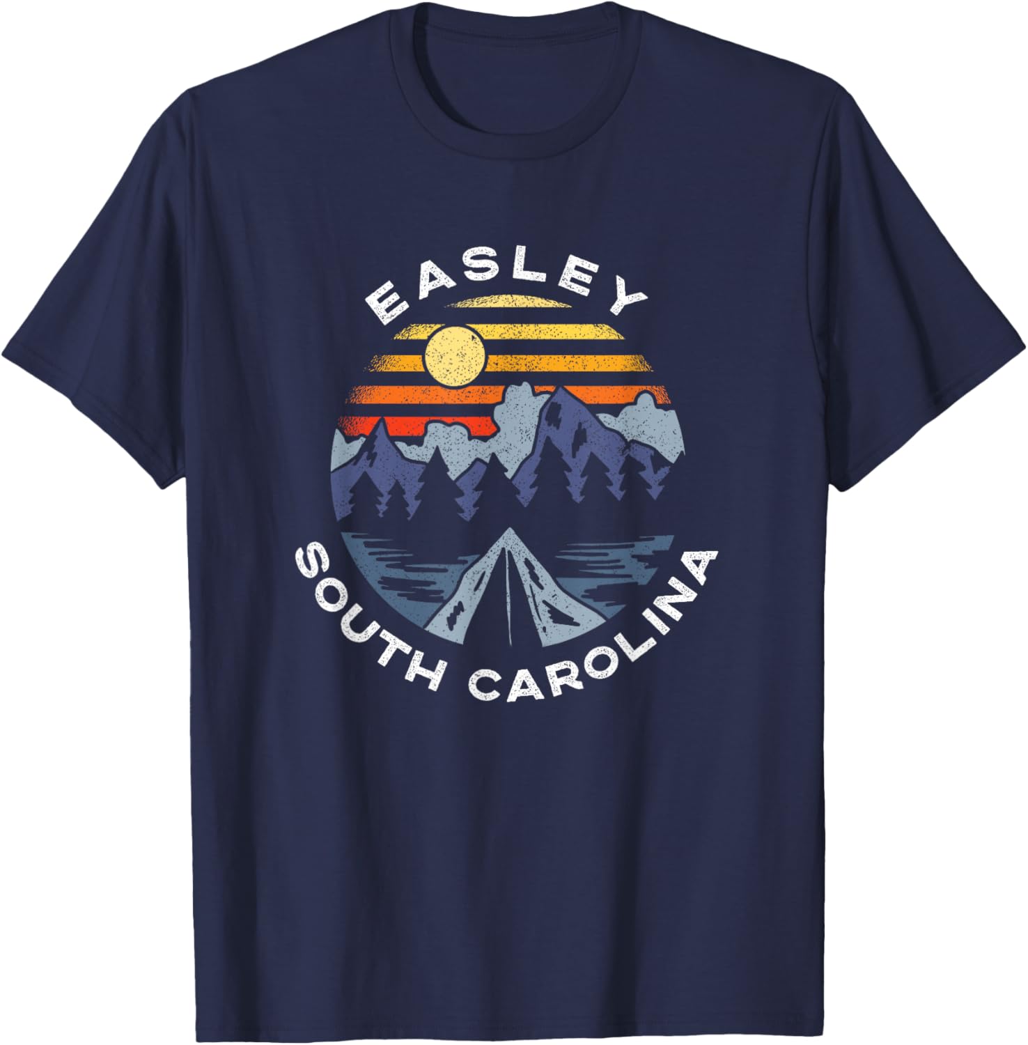 Easley South Carolina Mountains Vacation Souvenir T-Shirt - T-Shirt | Navy