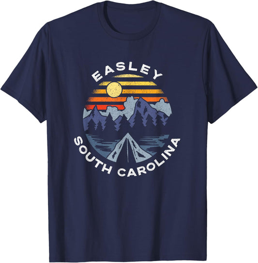 Easley South Carolina Mountains Vacation Souvenir T-Shirt - T-Shirt | Navy