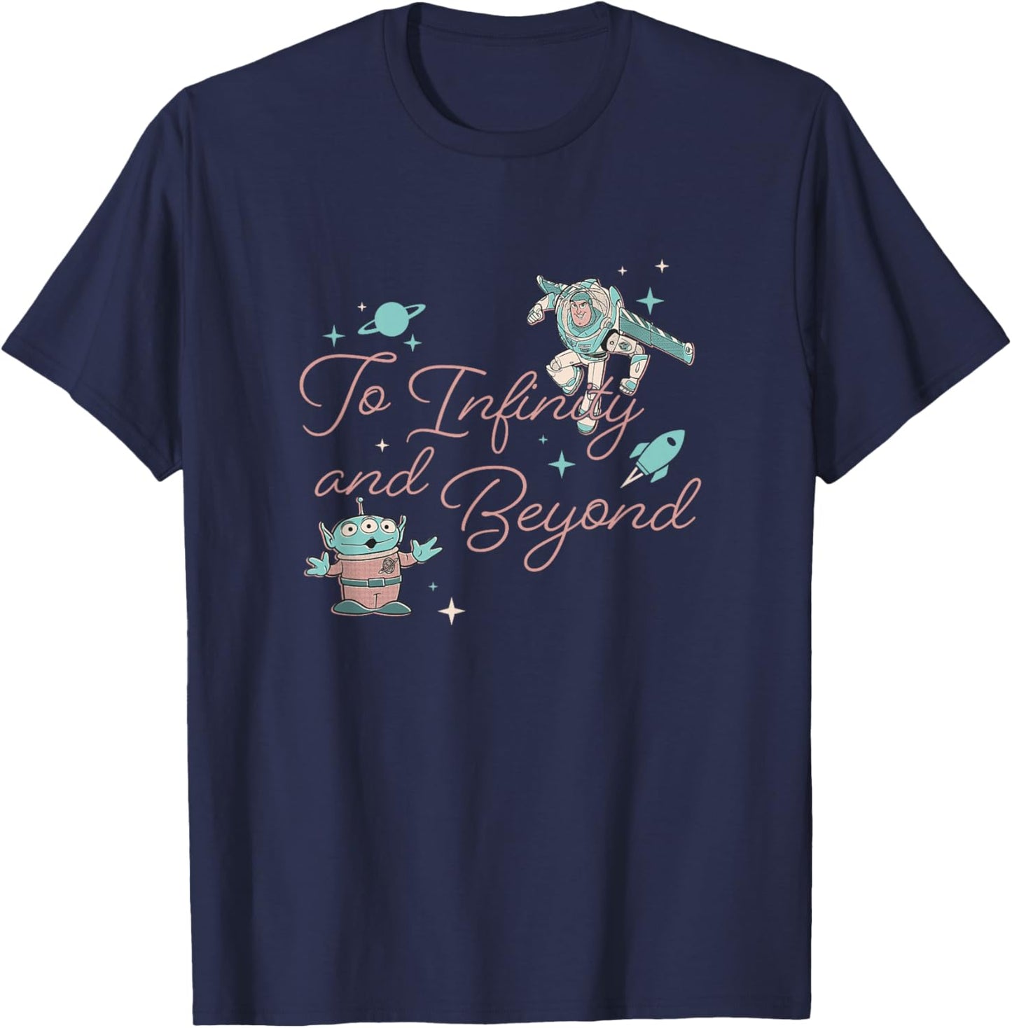 Disney Pixar Toy Story to Infinity and Beyond Toy Icons T-Shirt - T-Shirt | Navy