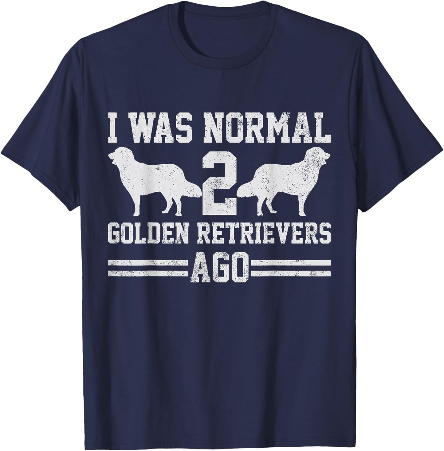 Golden Retriever Dog Men Women Girls Kids T-Shirt - T-Shirt | Navy