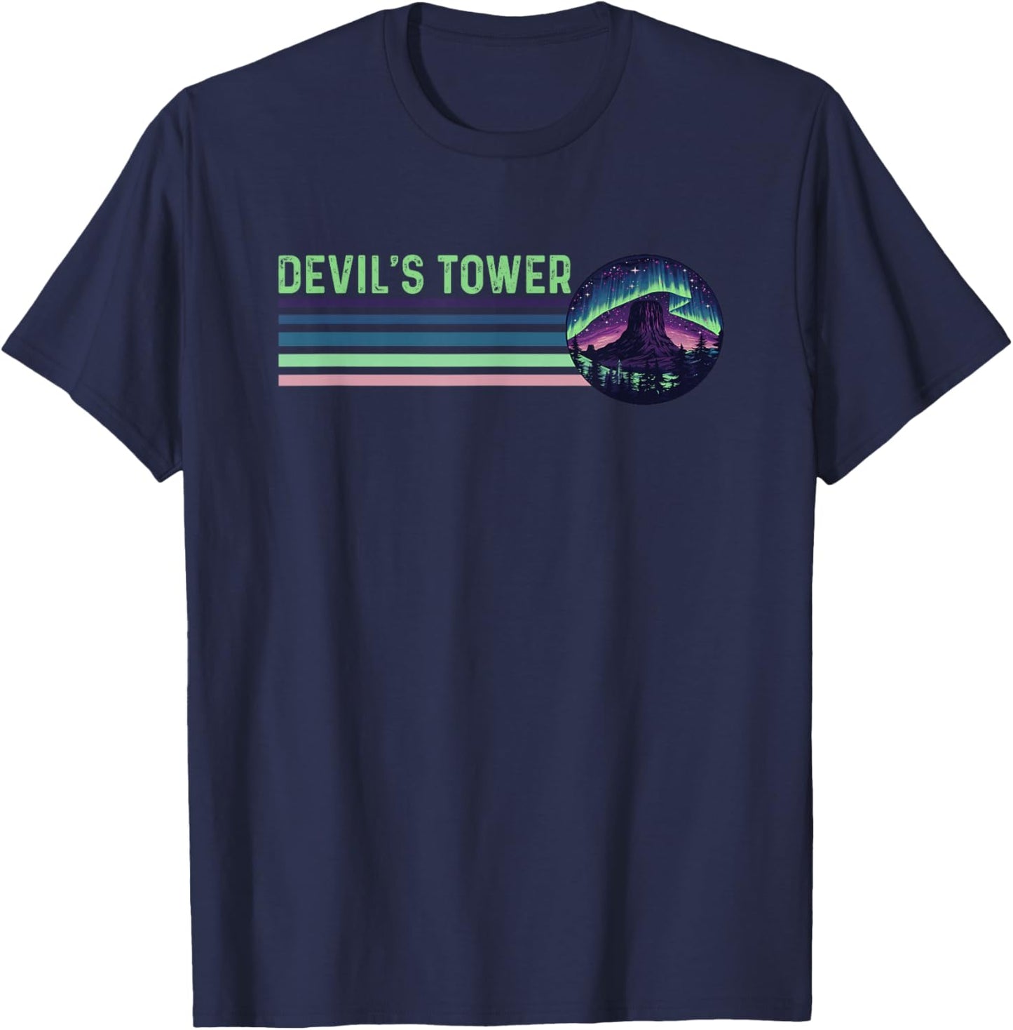 Devils Tower - Devils Tower T-Shirt - T-Shirt | Navy
