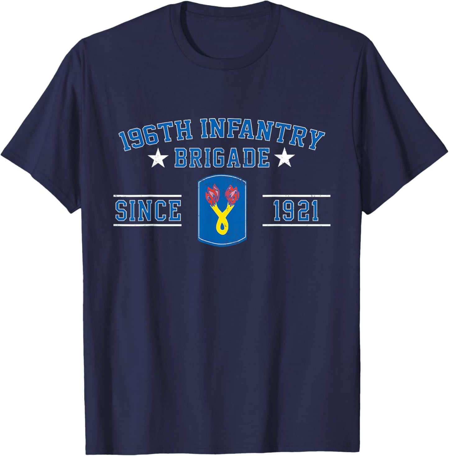 196th Infantry Brigade Veteran Military Father Day Christmas T-Shirt - T-Shirt | Navy