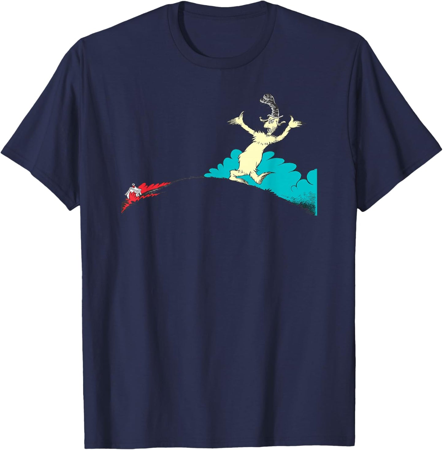 Dr. Seuss Green Eggs and Ham I Do Not Like Them In A House T-Shirt - T-Shirt | Navy