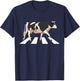 Funny Crosswalk Cows Farming farm Cow Girl Boy Women Men Kid T-Shirt - T-Shirt | Navy
