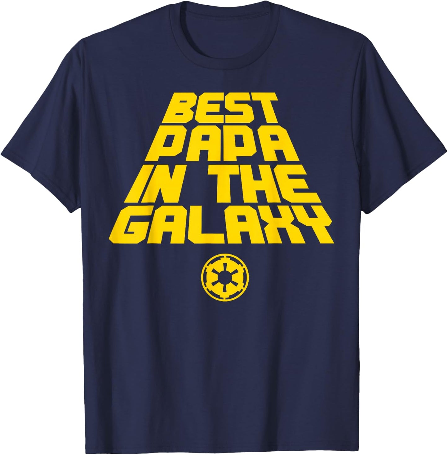 Star Wars Best Papa In The Galaxy T-Shirt - T-Shirt | Navy