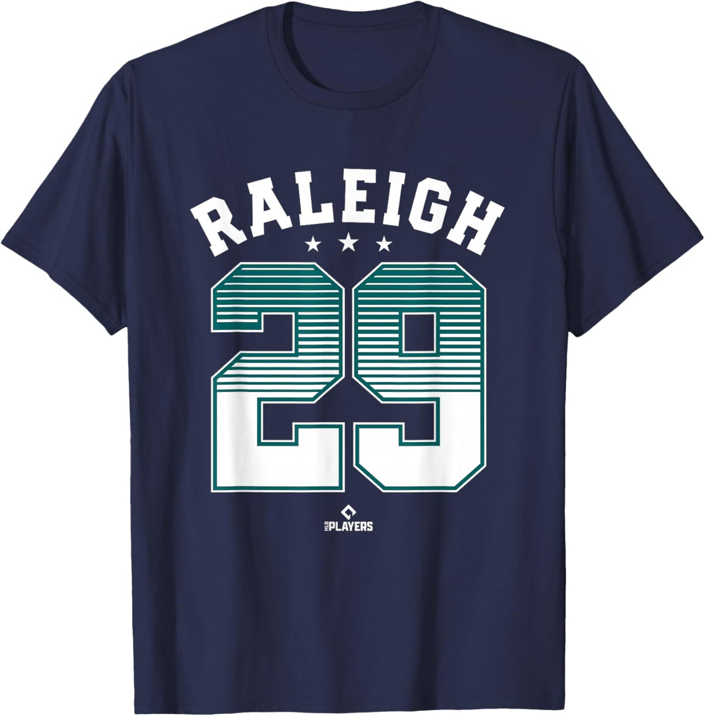 Cal Raleigh 29 Seattle MLBPA T-Shirt - T-Shirt | Navy