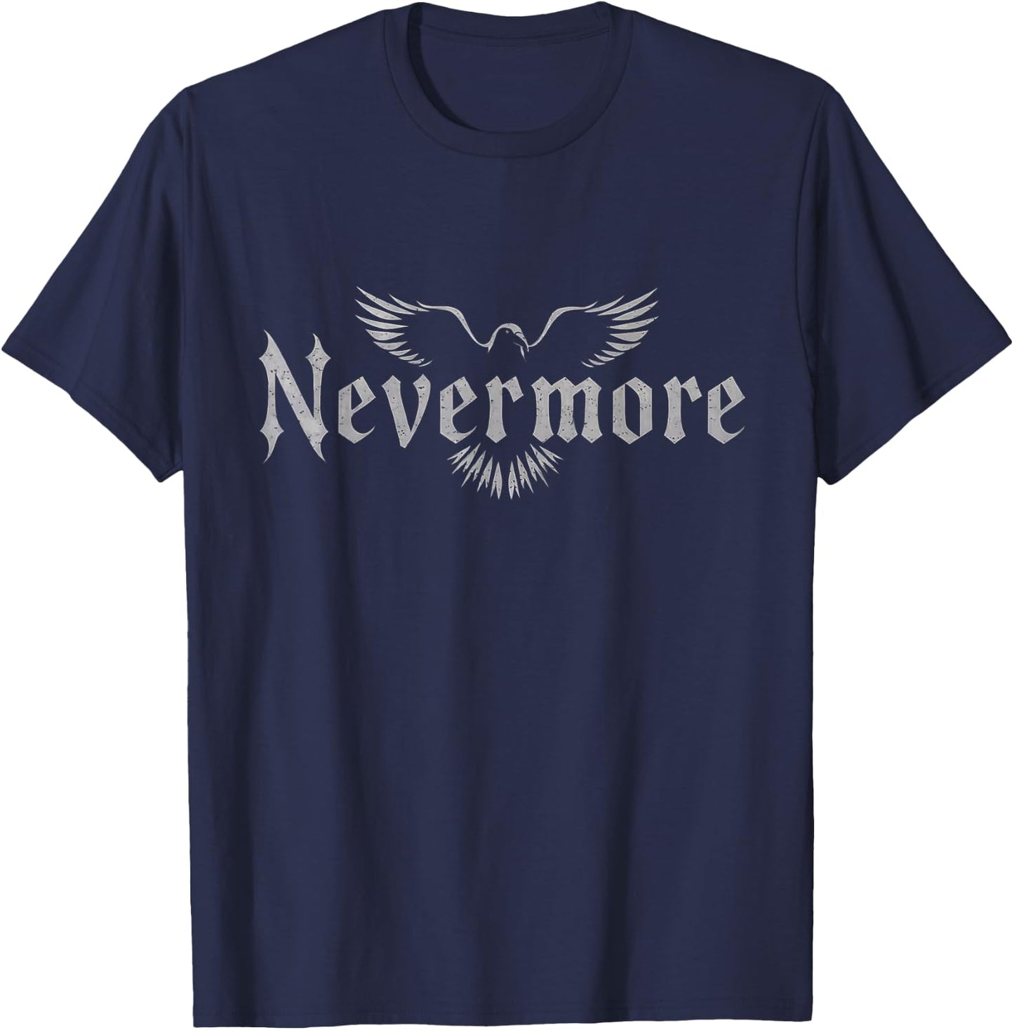 Gothic Edgar Allan Poe Dark Academia Literature Poet T-Shirt - T-Shirt | Navy
