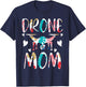 Drone Mom - Funny Quadcopter Drone Operator Mothers Day T-Shirt - T-Shirt | Navy