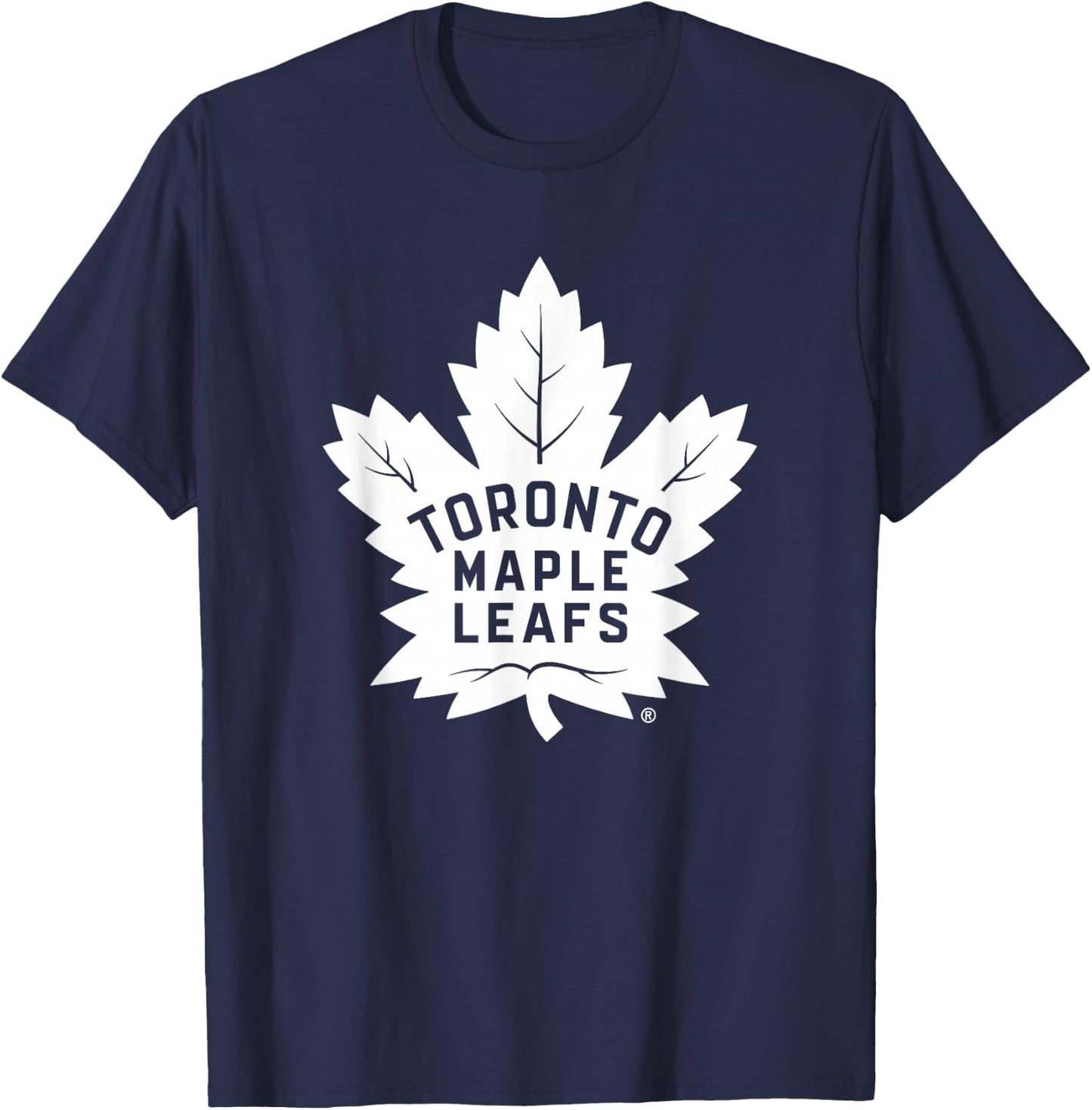 Toronto Maple Leafs Icon Royal Blue Officially Licensed T-Shirt - T-Shirt | Navy