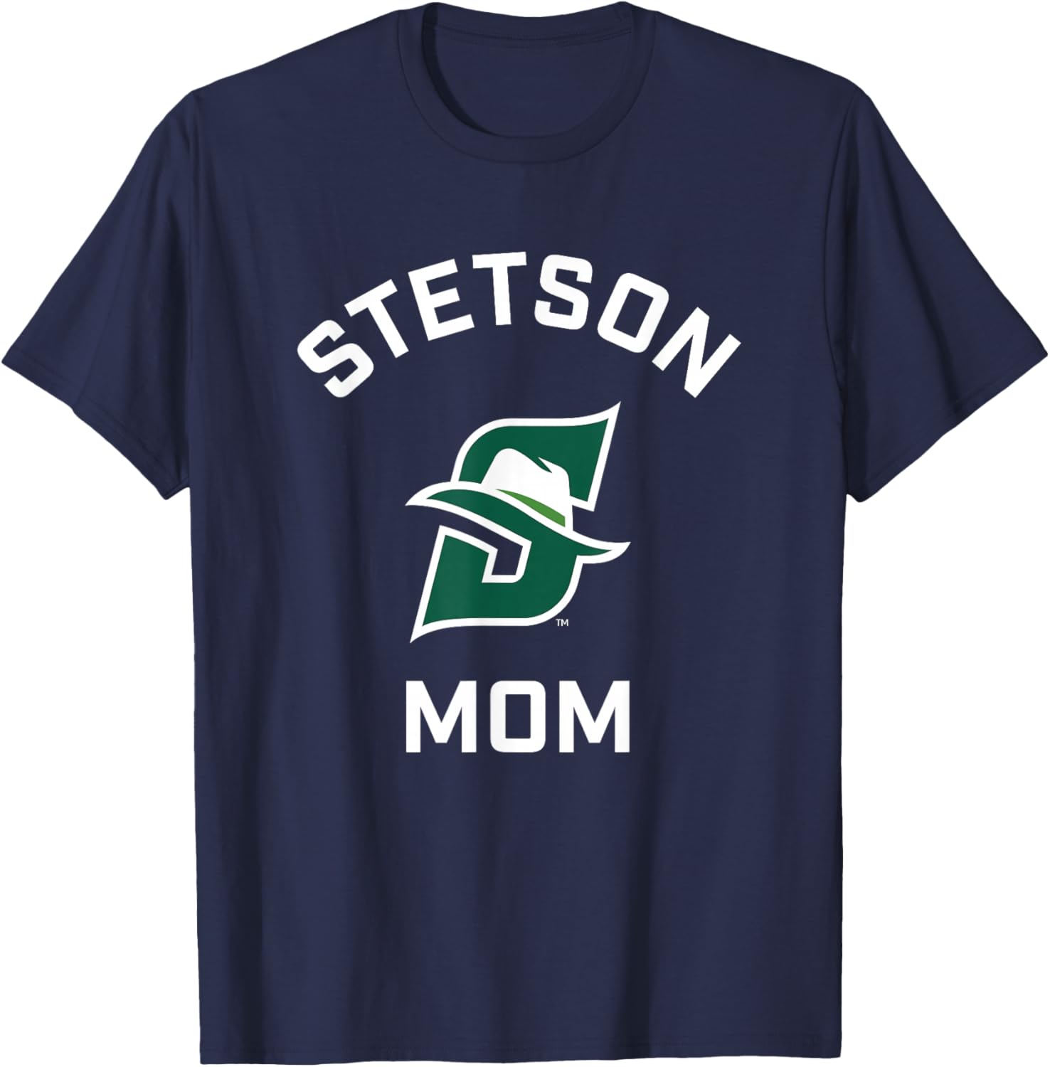 Stetson University Hatters Arched Mom T-Shirt - T-Shirt | Navy
