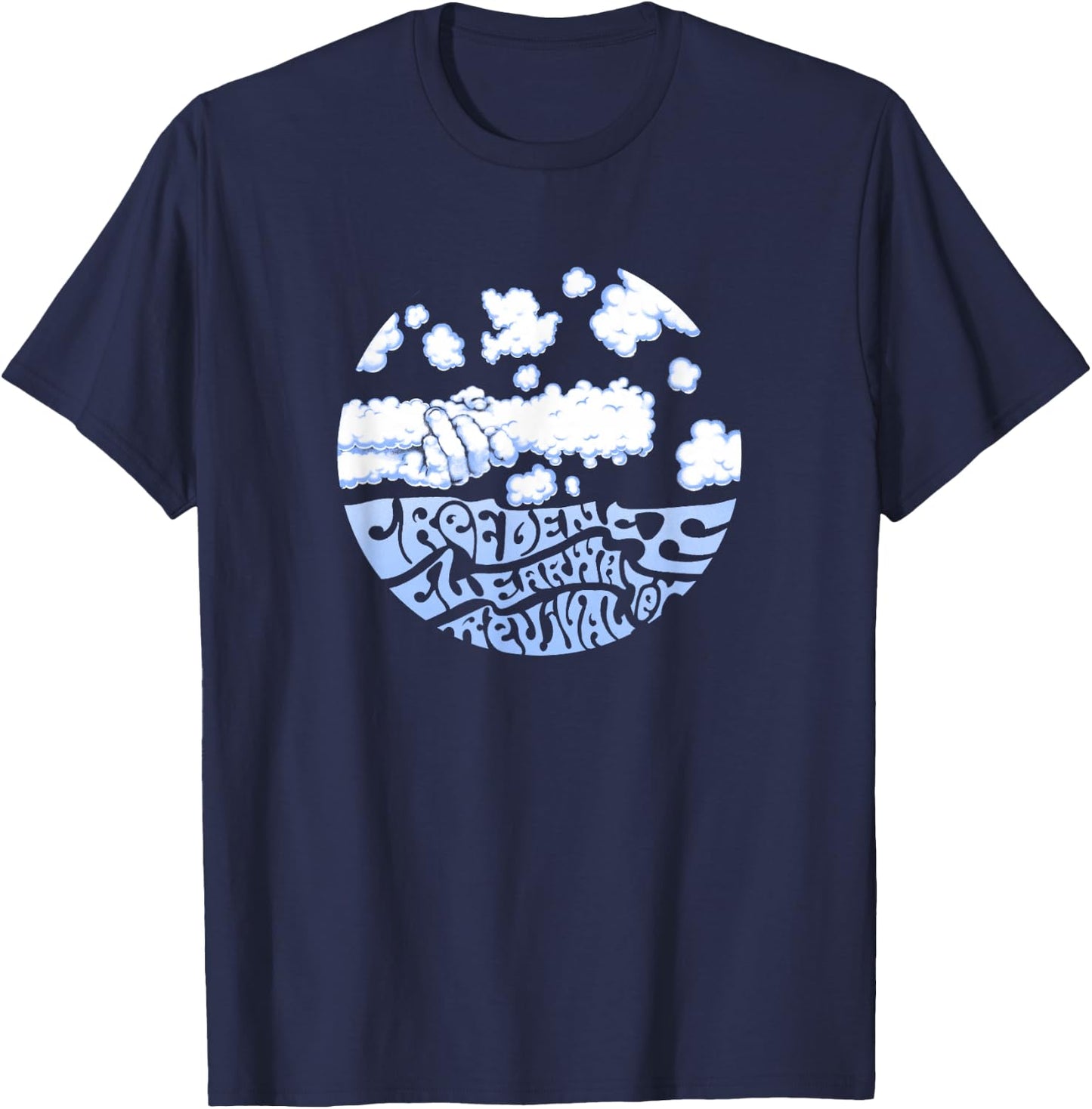 Creedence Clearwater Revival Clouds T-Shirt - T-Shirt | Navy