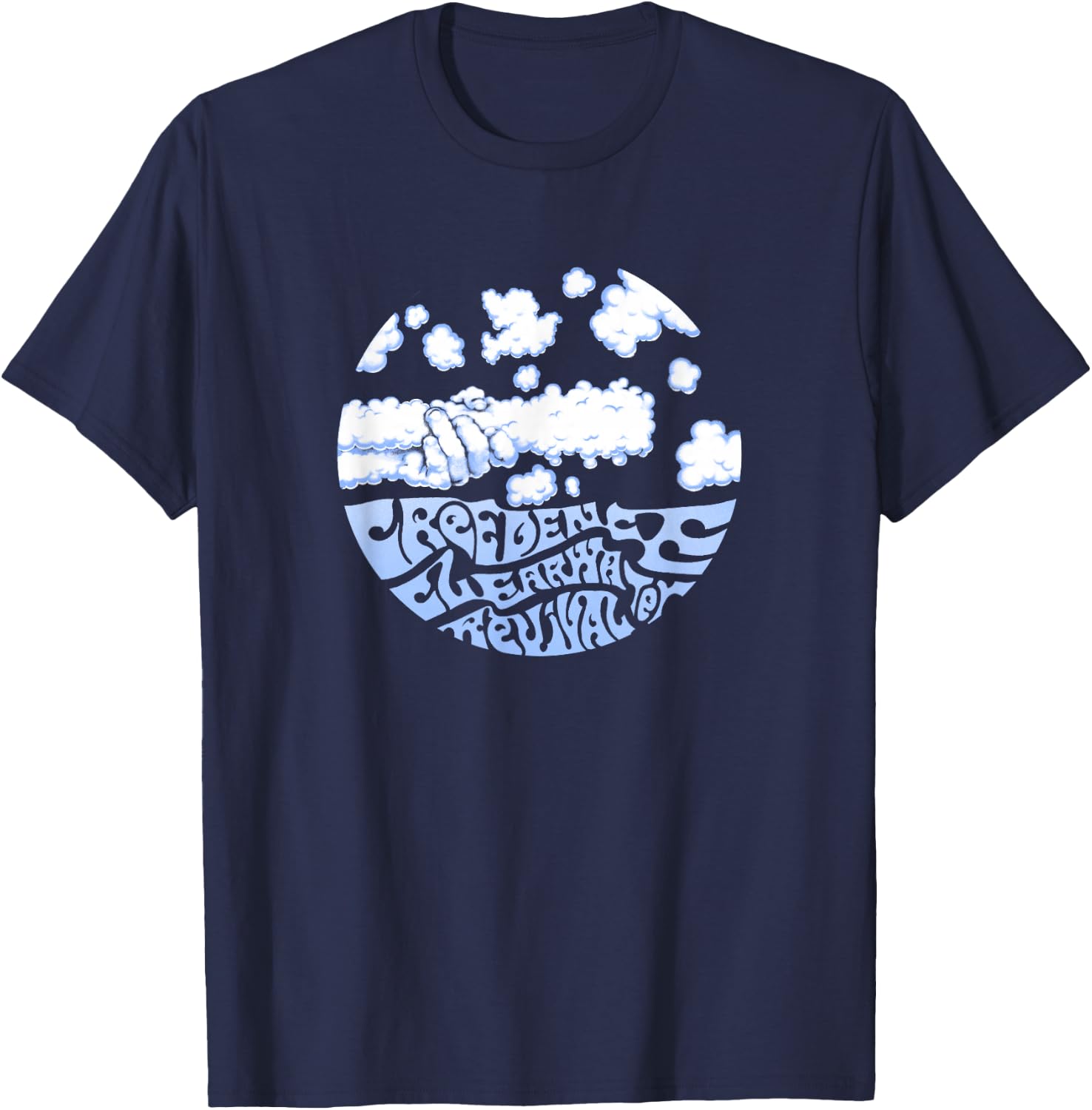 Creedence Clearwater Revival Clouds T-Shirt - T-Shirt | Navy