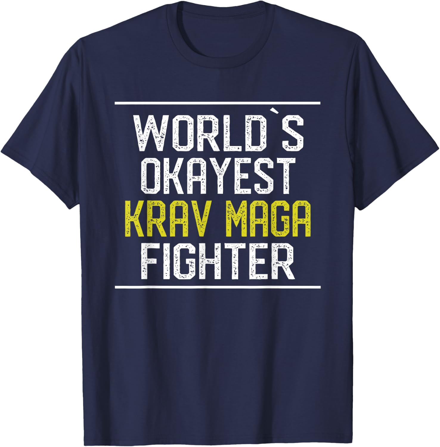 Funny Krav Maga - Combat and Self Defense Gifts T-Shirt - T-Shirt | Navy