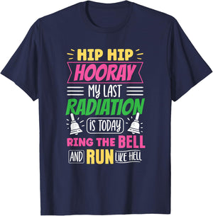 My Last Radiation Is Today Radiation Therapy Chemo X-Ray T-Shirt - T-Shirt | Navy