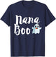 Nana Boo Halloween Family Matching Ghost Grandma Shirt T-Shirt - T-Shirt | Navy