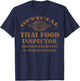 Thai Cuisine Funny Food Lovers Thai Dishes Funny Sayings T-Shirt - T-Shirt | Navy