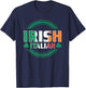 Irish Italian Flag Half Irish Half Italian St Patrick's Day T-Shirt - T-Shirt | Navy