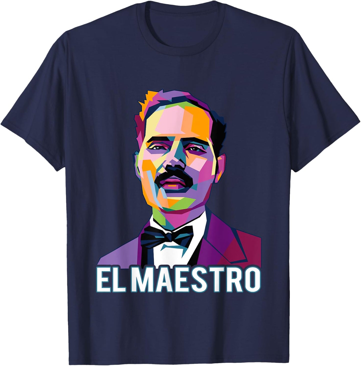 Pedro Albizu Campos Puerto Rico El Maestro Resiste Pop Art T-Shirt - T-Shirt | Navy