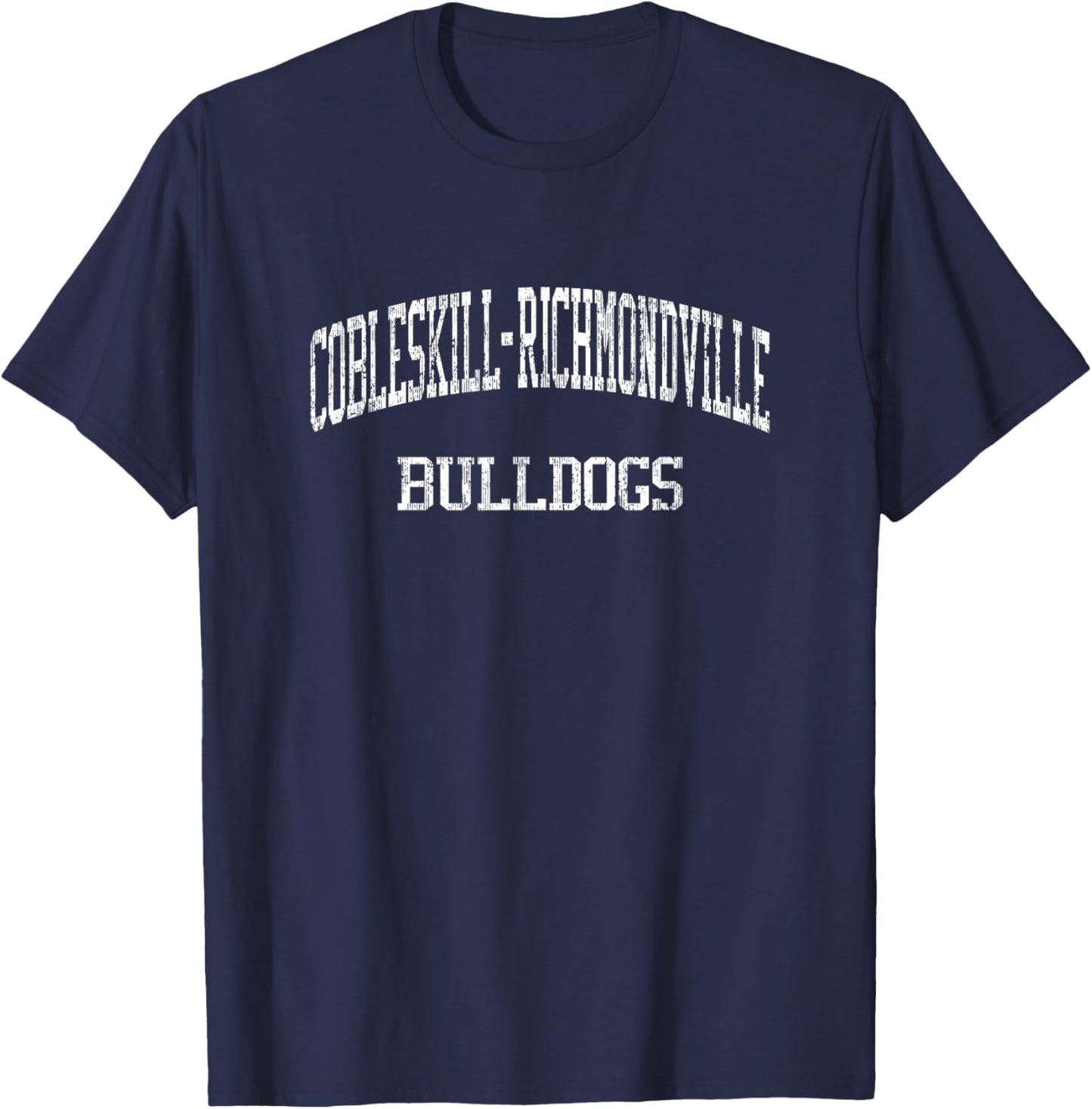 Cobleskill-Richmondville High School HS Richmondville NY Vin T-Shirt - T-Shirt | Navy