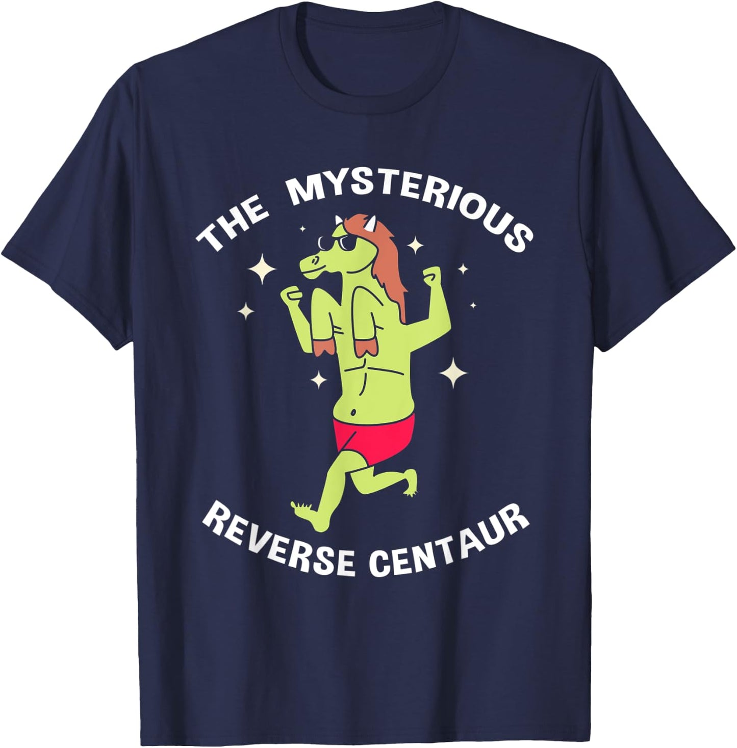 The Mysterious Reverse Centaur T-Shirt - T-Shirt | Navy