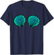 Shell Mermaid Brassiere Bikini Bra Shell T-Shirt - T-Shirt | Navy