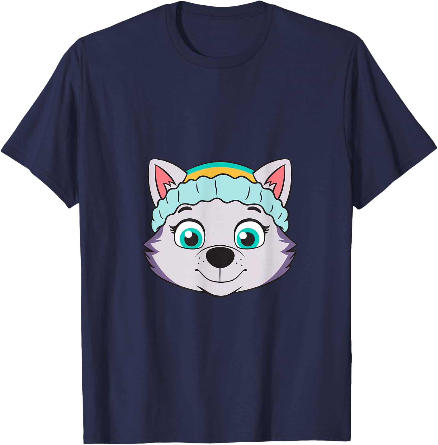 Skye Paw Patrol Face T-Shirt - T-Shirt | Navy