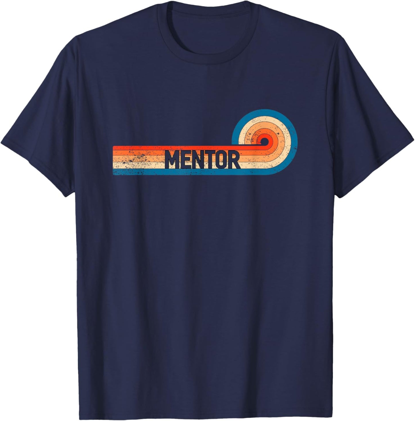 Retro MENTOR Shirt Vintage City MENTOR T-Shirt - T-Shirt | Navy