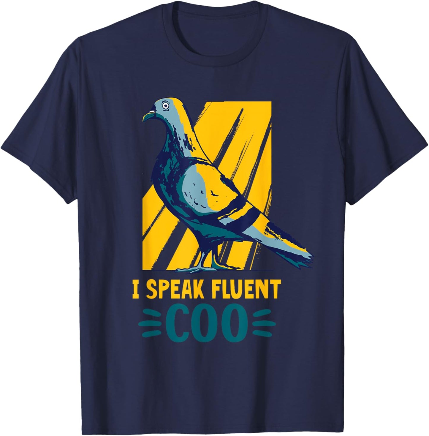 Birdwatching Pigeon Lover T-Shirt - T-Shirt | Navy