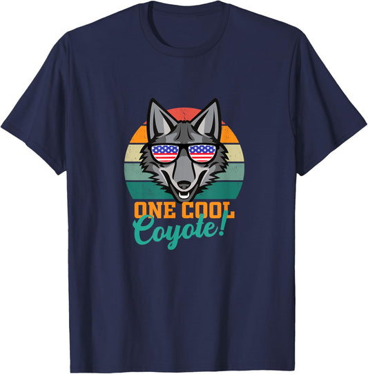 Coyote Gifts USA Flag T-Shirt - T-Shirt | Navy