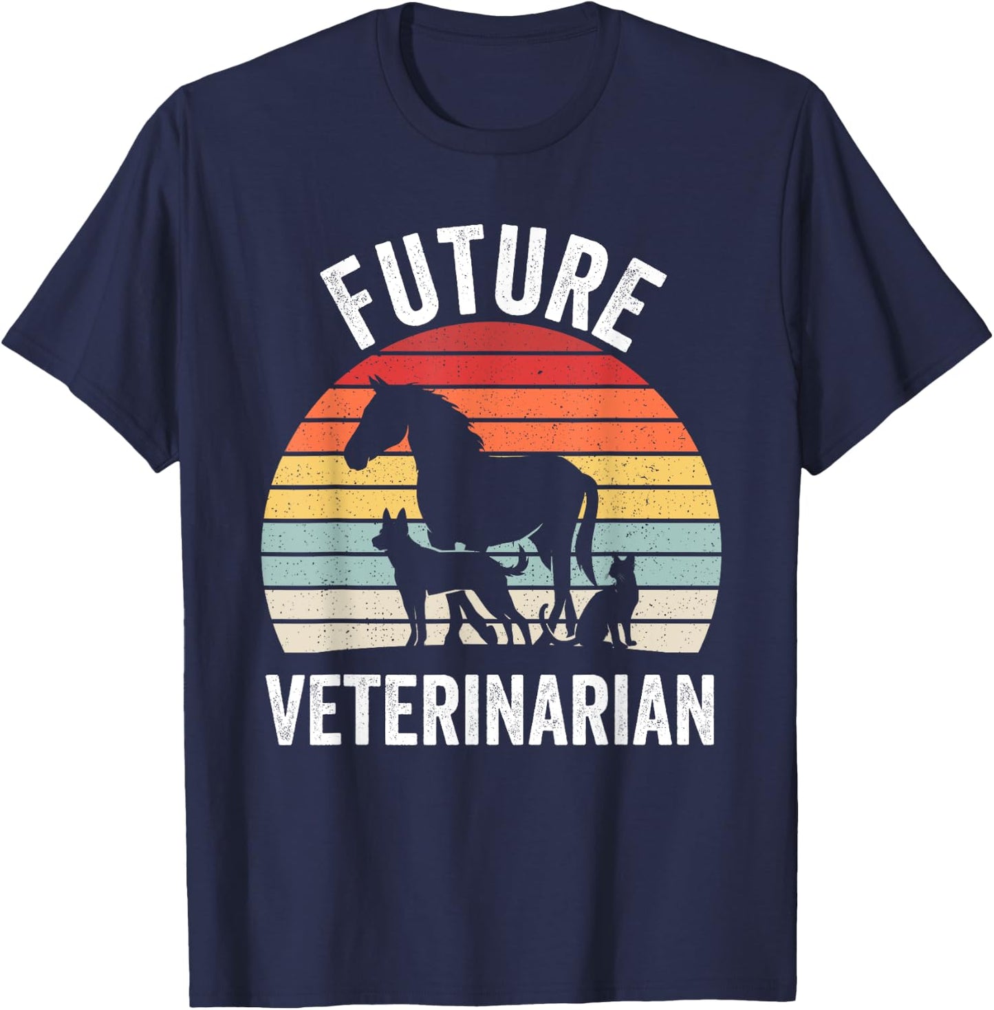 Future Veterinarian Boy Girl Veterinary Vet Costume T-Shirt - T-Shirt | Navy