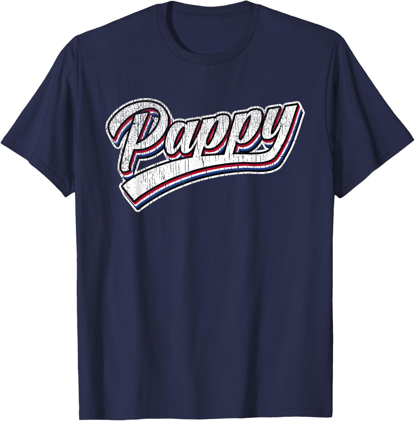 Patriotic Pappy Gift Grandpa Called Pappy T-Shirt - T-Shirt | Navy