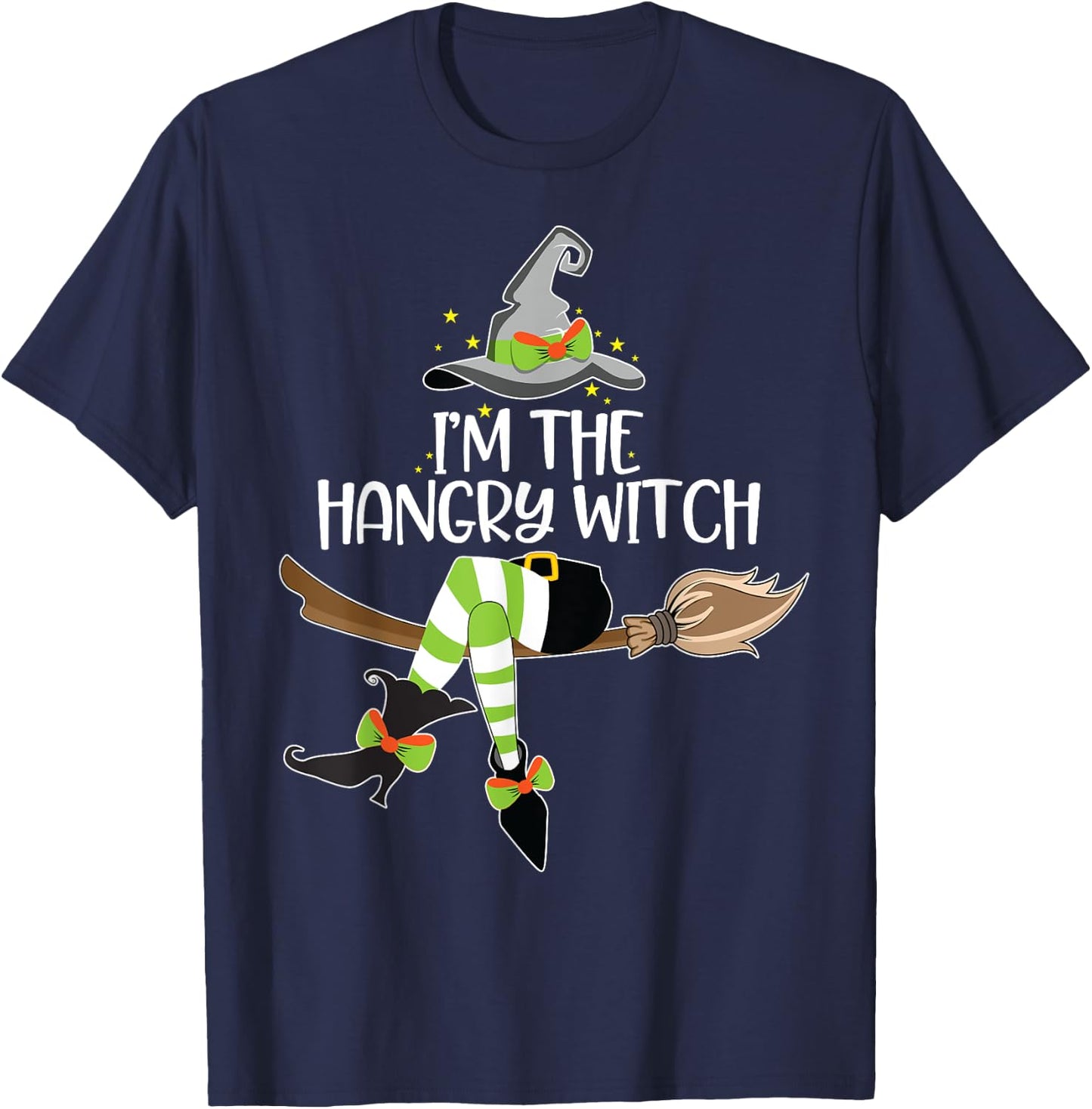 Im the Hangry Witch Halloween Matching Group Costume T-Shirt - T-Shirt | Navy